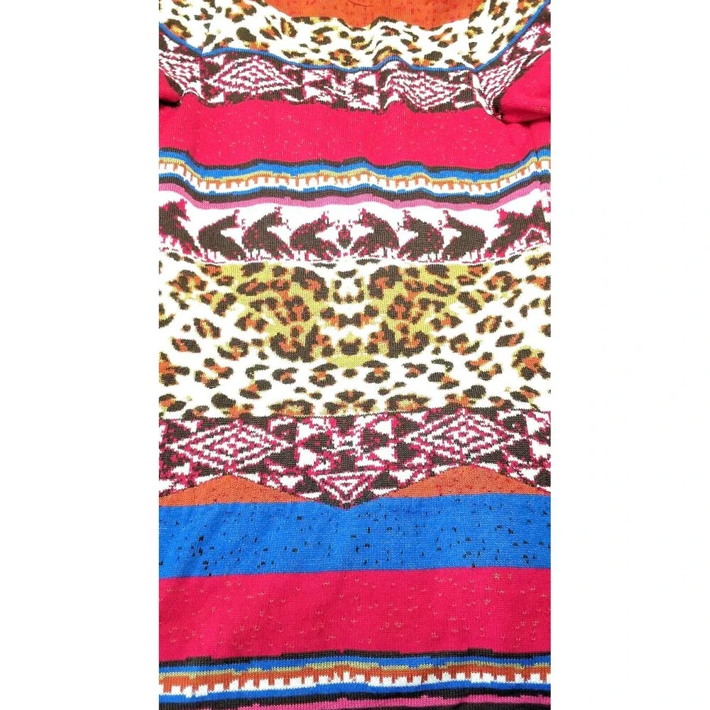 Anthropologie ALDOMARTINS Mariana Cardigan Sweater XS Colorful Wool Blend Knit - Picture 4 of 11